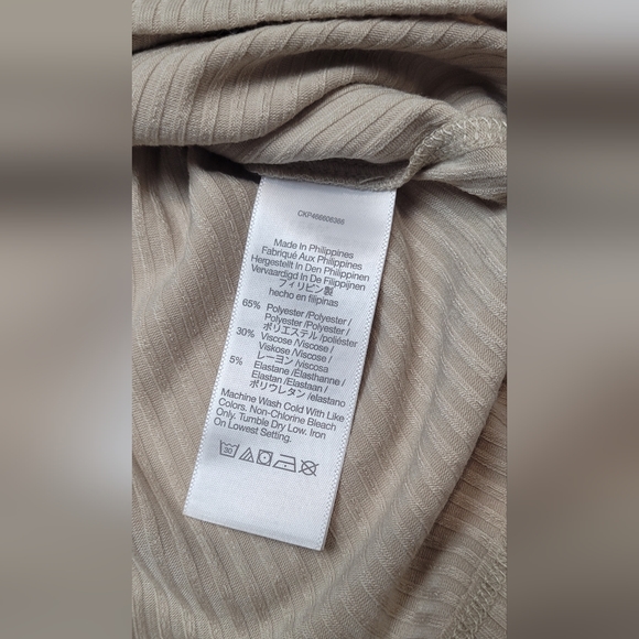 Madewell Colorblock Ribbed Turtleneck Top - Picture 8 of 8